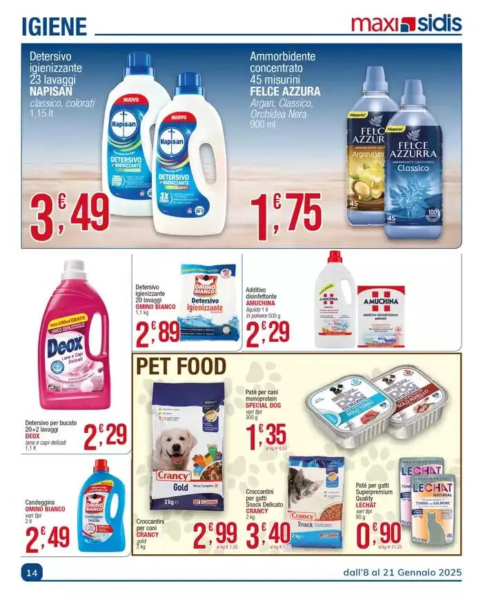 Il piacere di fare la spesa da 7 gennaio a 21 gennaio di 2025 - Pagina del volantino 14
