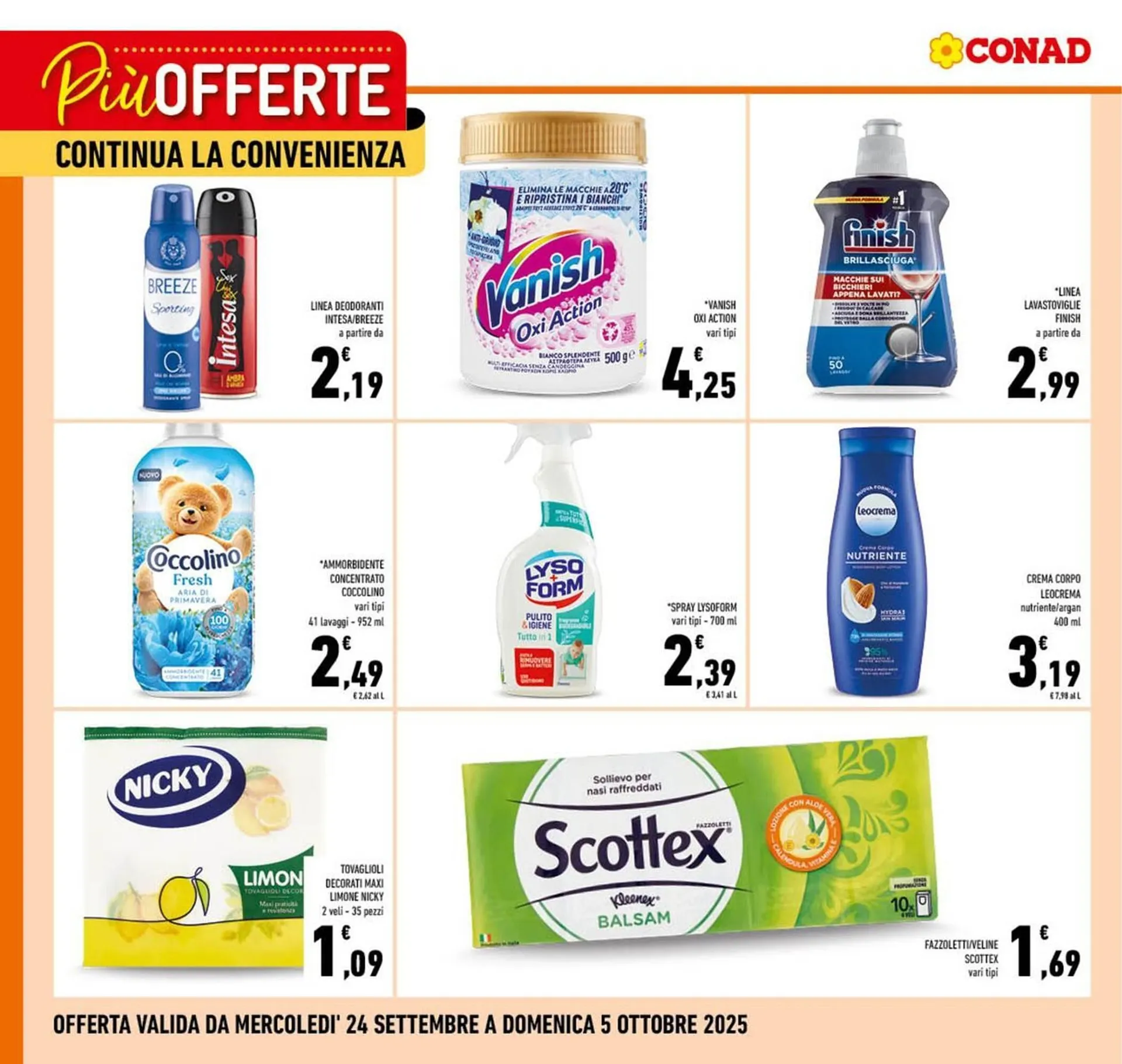 Volantino Conad da 24 settembre a 5 ottobre di 2025 - Pagina del volantino 3