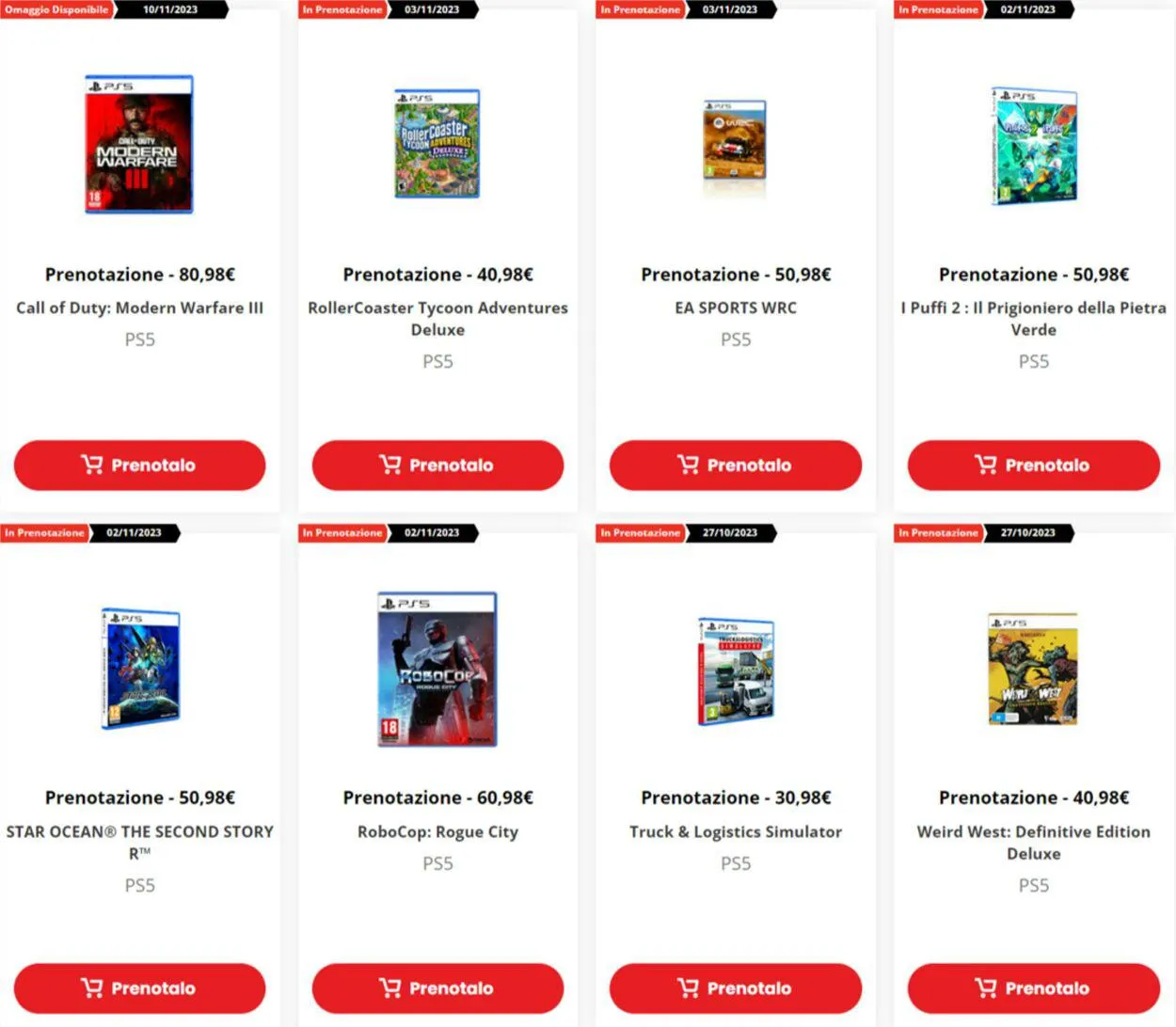 GameStop da 13 settembre a 4 ottobre di 2023 - Pagina del volantino 4