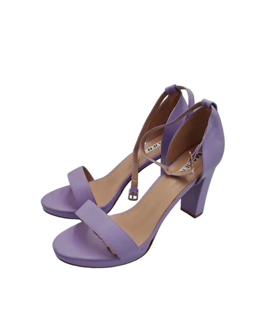 Sandali con tacco alto purple