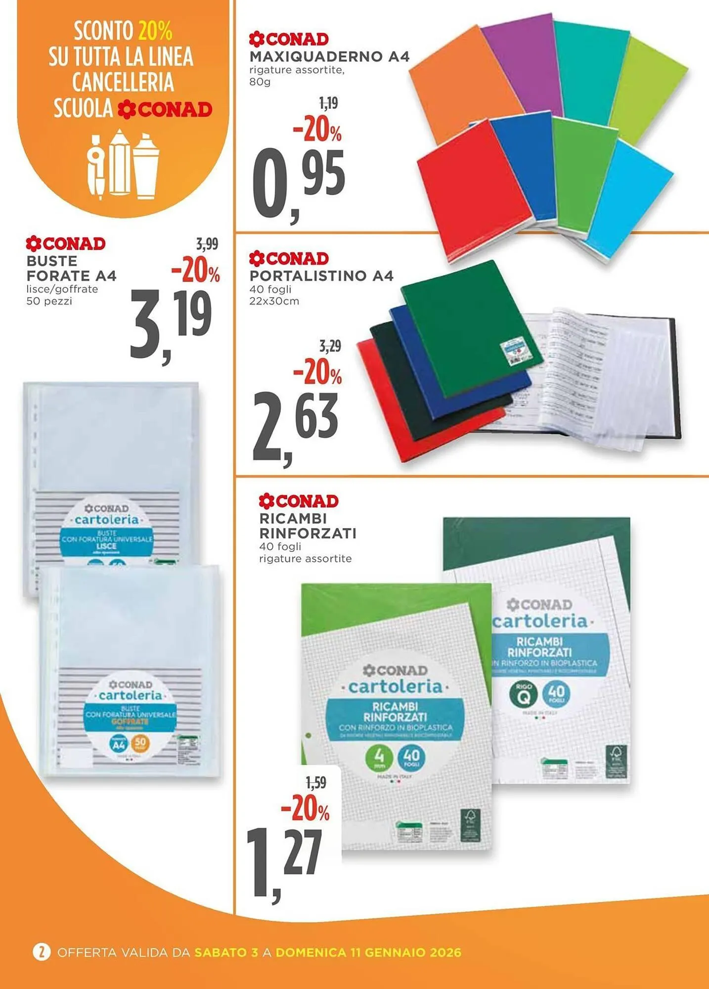 Volantino Conad da 3 gennaio a 11 gennaio di 2026 - Pagina del volantino 2