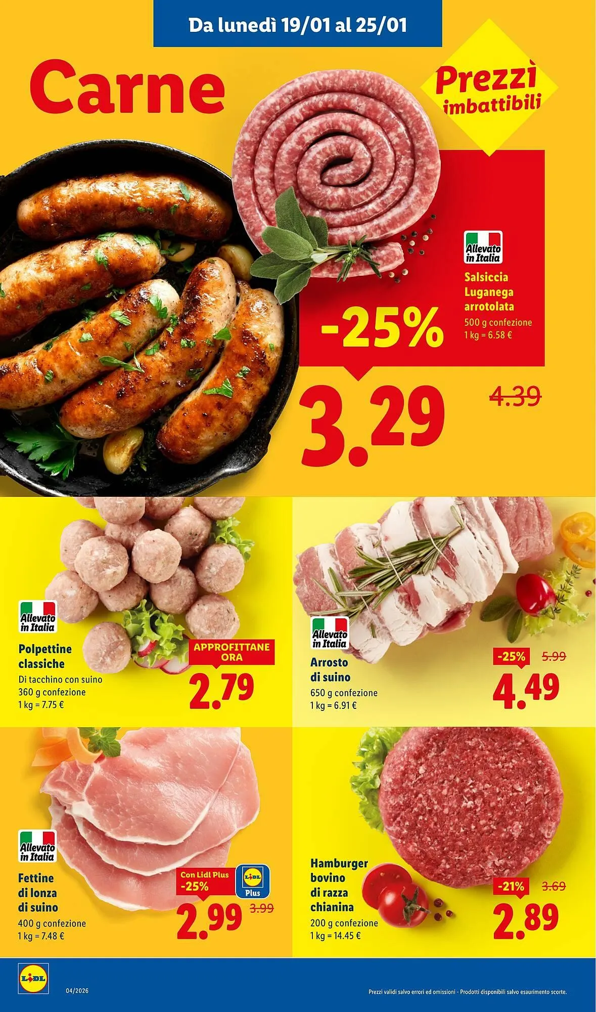 Volantino Lidl da 19 gennaio a 25 gennaio di 2026 - Pagina del volantino 4