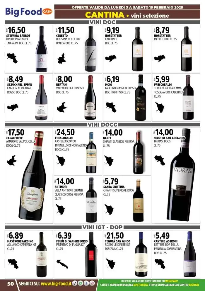 Carnevale innamorati della convenienza da 3 febbraio a 15 febbraio di 2025 - Pagina del volantino 50