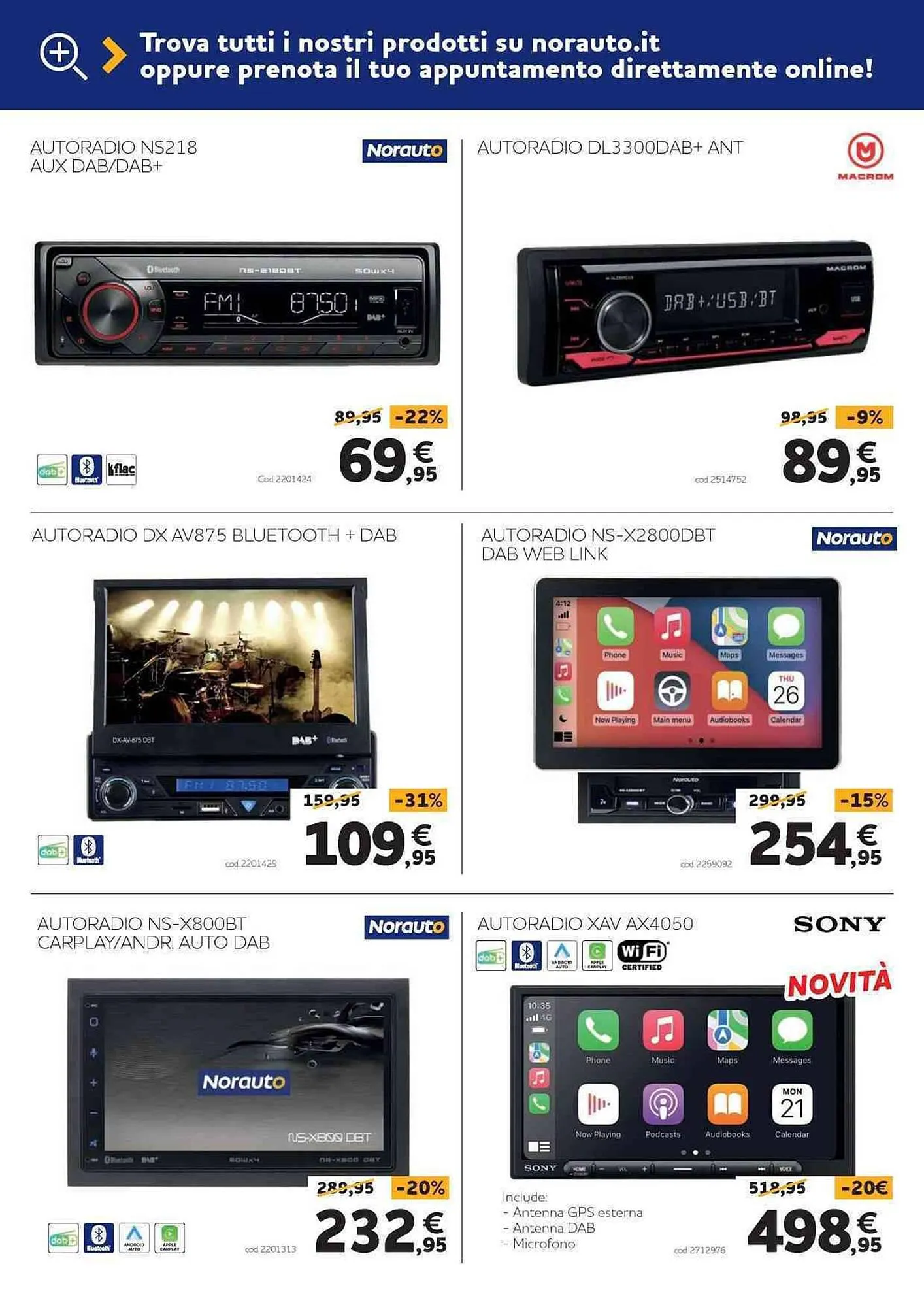 Volantino Norauto da 1 dicembre a 3 gennaio di 2024 - Pagina del volantino 10