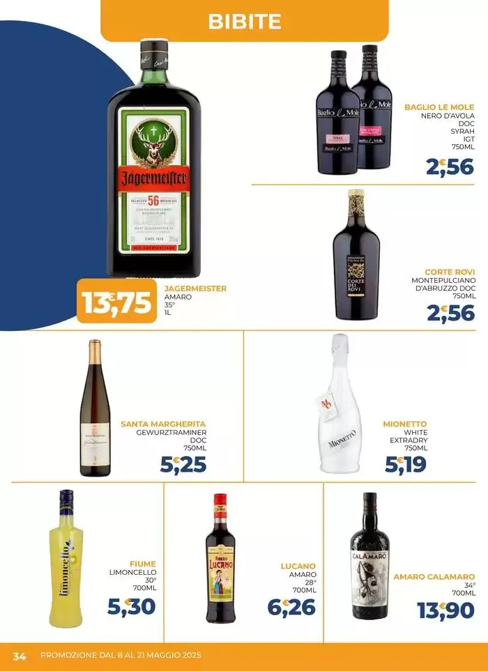 Promozione dal 8 al 21 maggio da 8 maggio a 21 maggio di 2025 - Pagina del volantino 34
