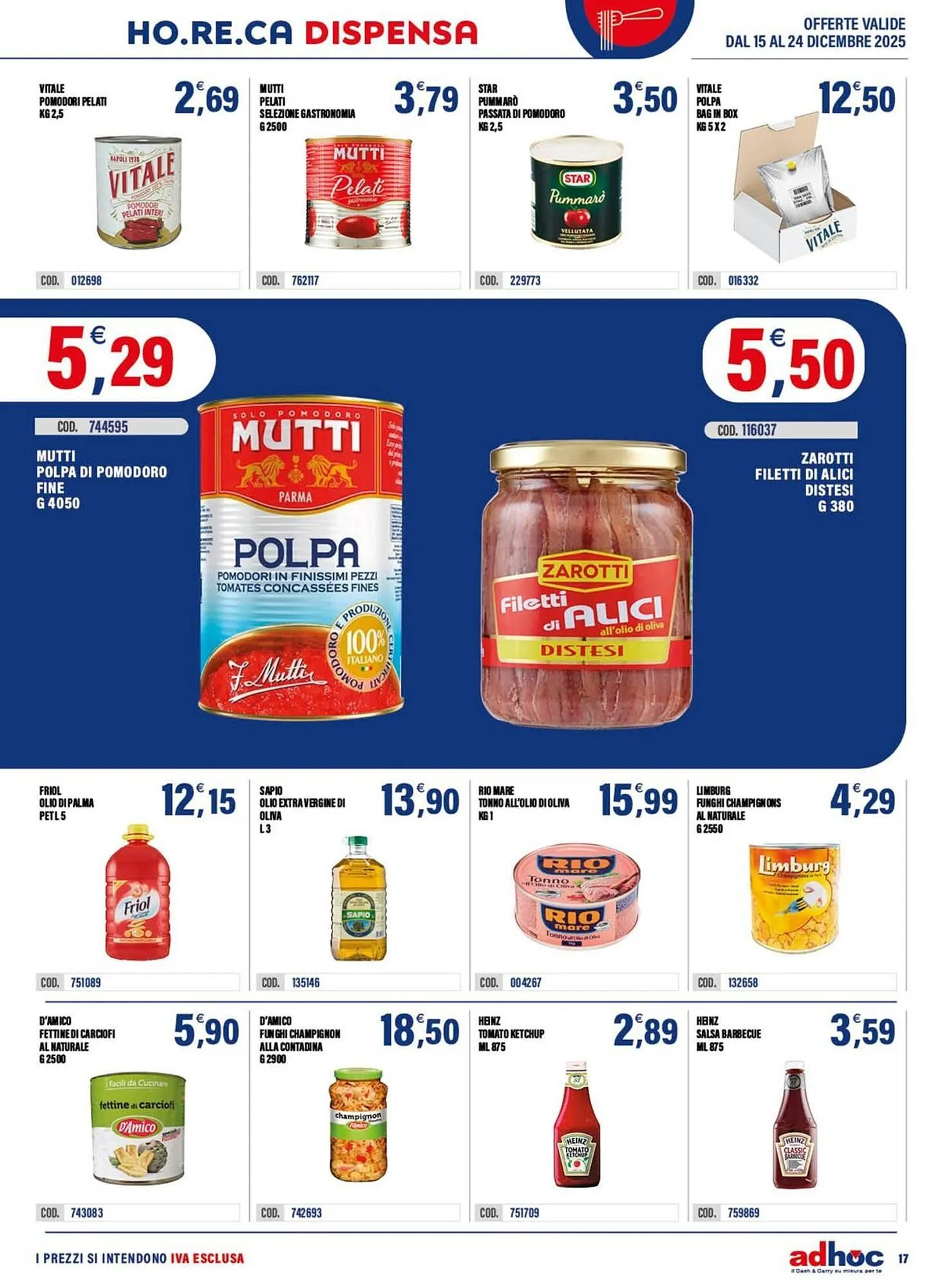 Volantino Adhoc da 15 dicembre a 24 dicembre di 2025 - Pagina del volantino 17