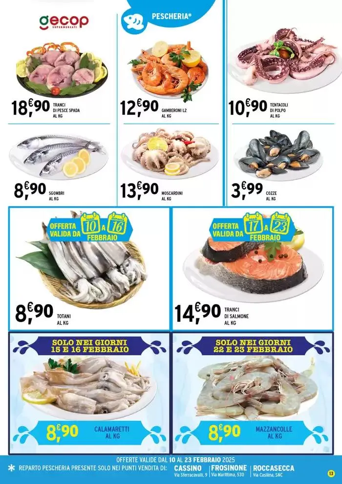 Sconti fino al 50% da 10 febbraio a 23 febbraio di 2025 - Pagina del volantino 13