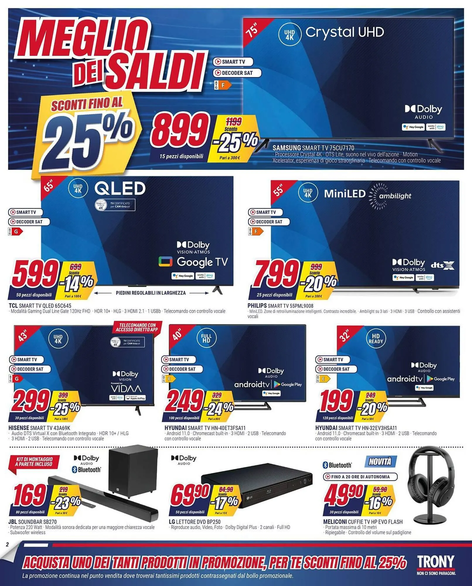 Volantino Trony da 27 dicembre a 17 gennaio di 2024 - Pagina del volantino 2