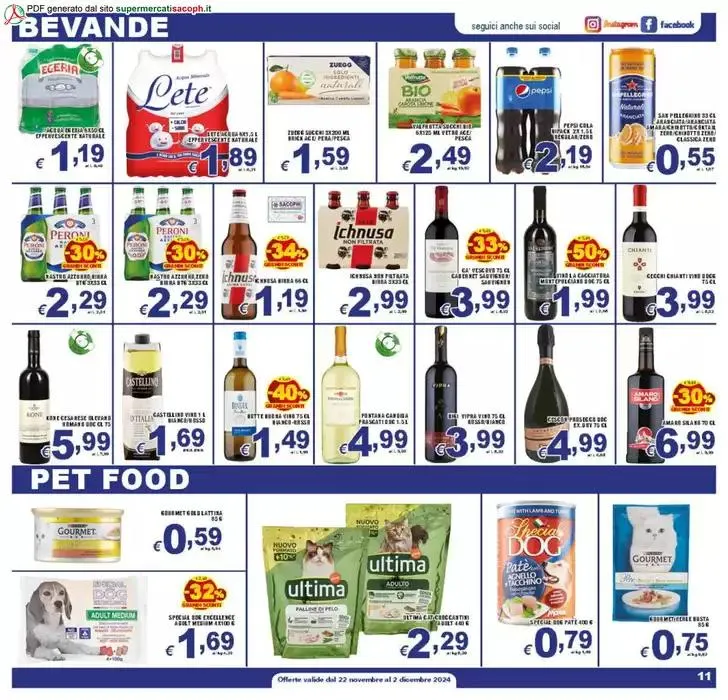 Grandi offerte da 22 novembre a 2 dicembre di 2024 - Pagina del volantino 11