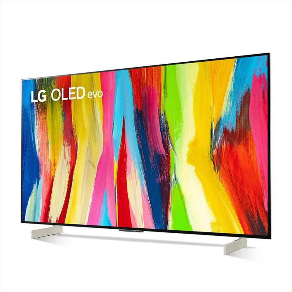 LG - Smart TV OLED evo 4K 42" OLED42C26LB-Argento