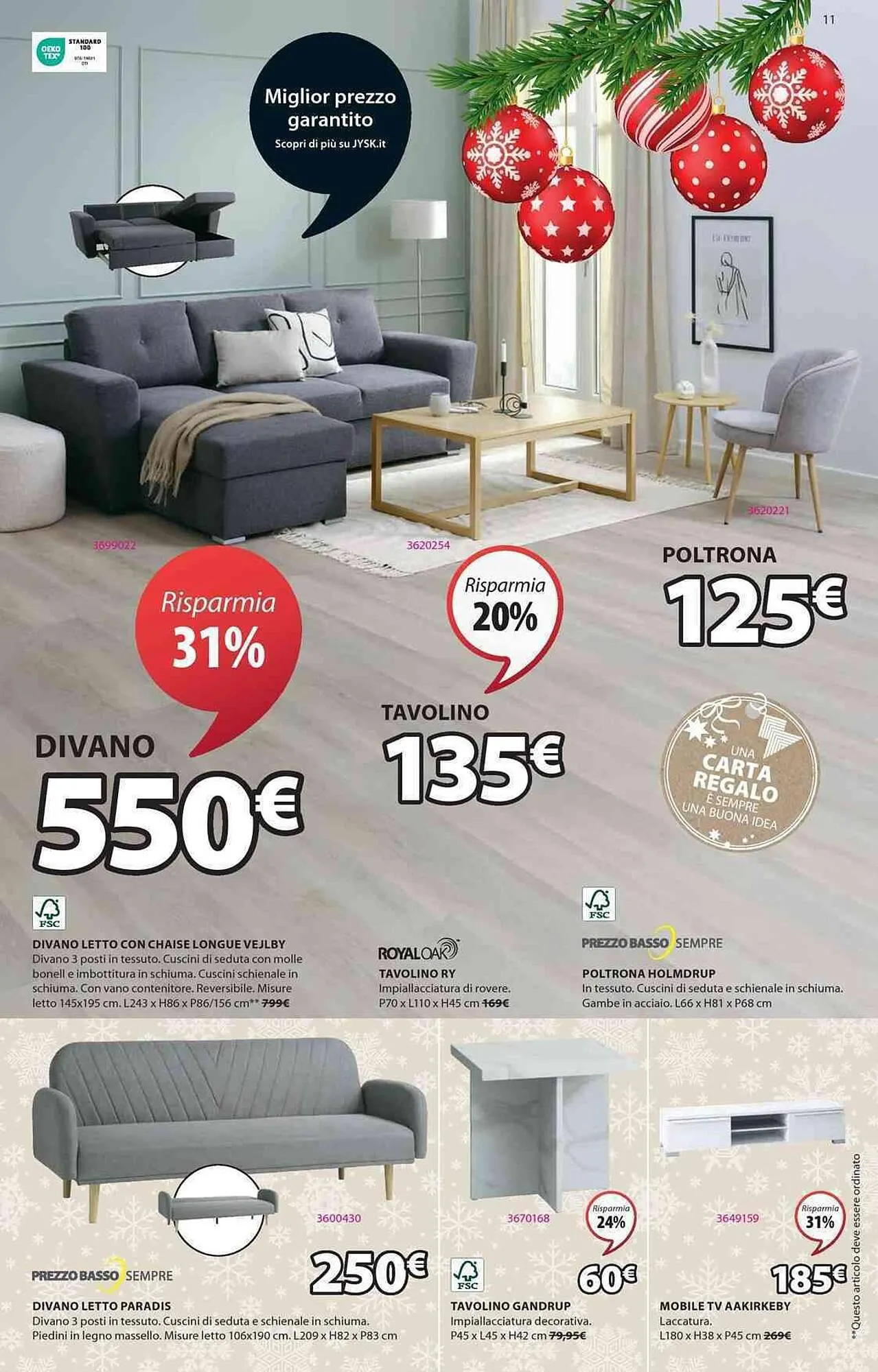 Volantino JYSK da 27 novembre a 4 gennaio di 2024 - Pagina del volantino 11