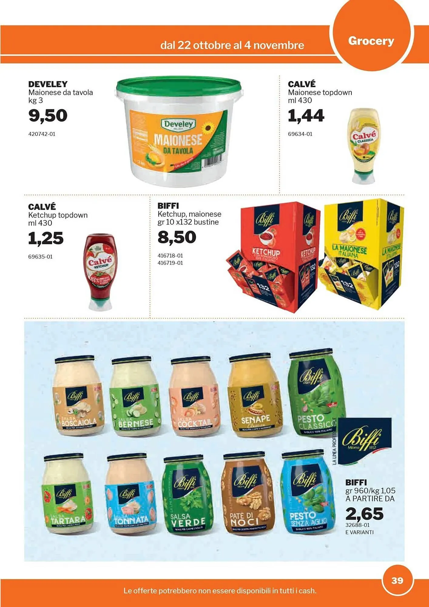 Volantino GrosMarket da 22 ottobre a 4 novembre di 2025 - Pagina del volantino 39