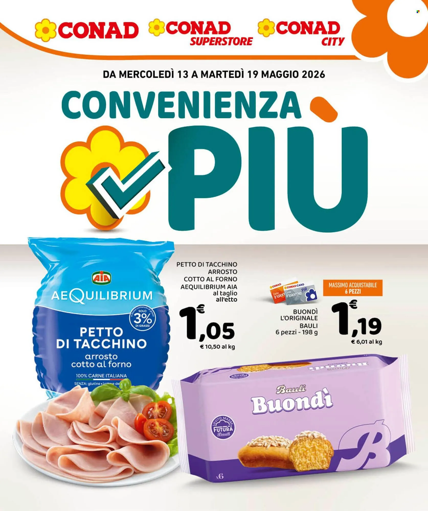 Volantino Conad da 13 maggio a 19 maggio di 2026 - Pagina del volantino 1