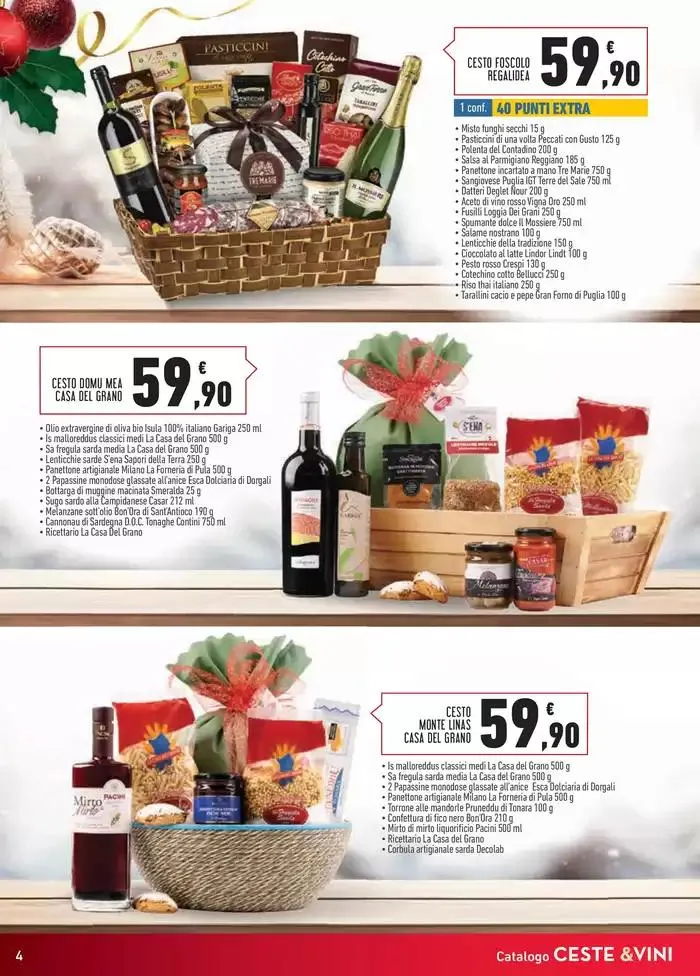 Catalogo ceste e vini da 5 novembre a 24 dicembre di 2024 - Pagina del volantino 4