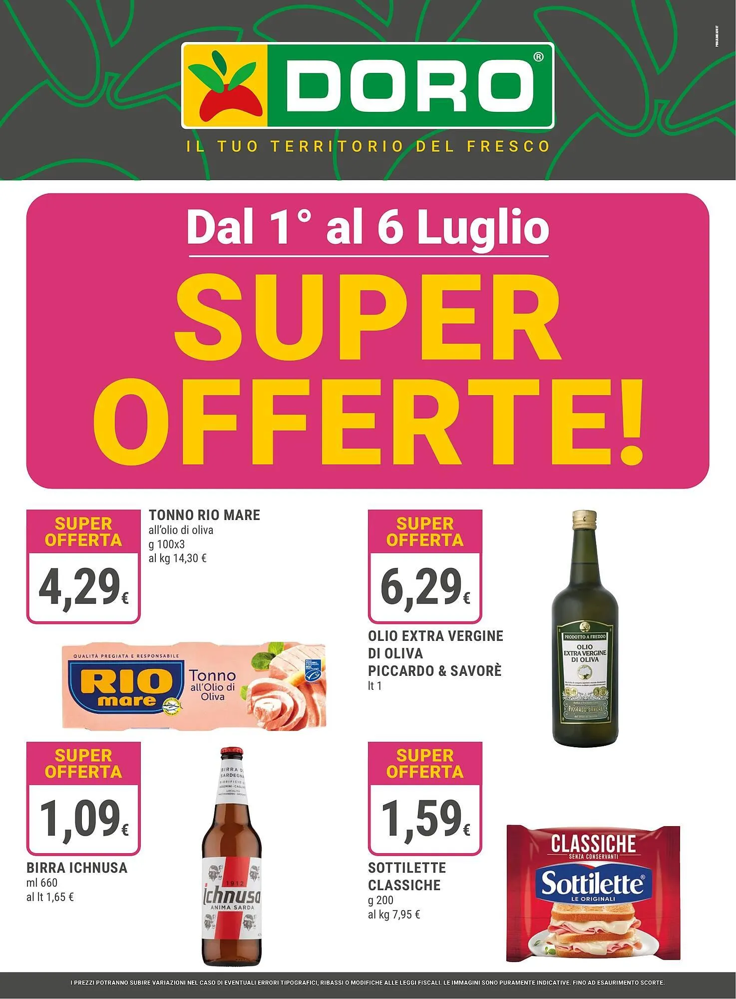 Volantino Doro Supermercati - 1