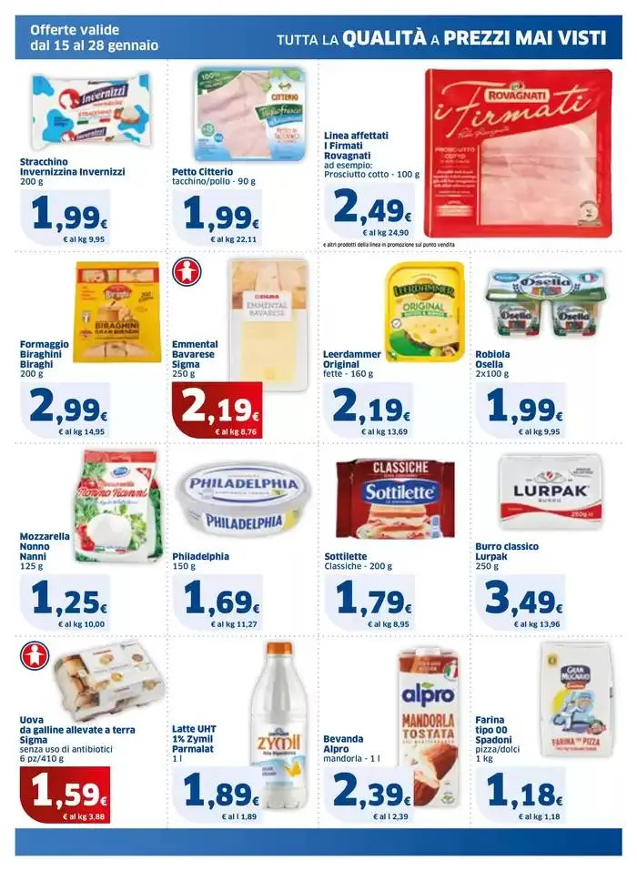 La spesa vola! 50% di sconto da 15 gennaio a 28 gennaio di 2025 - Pagina del volantino 11