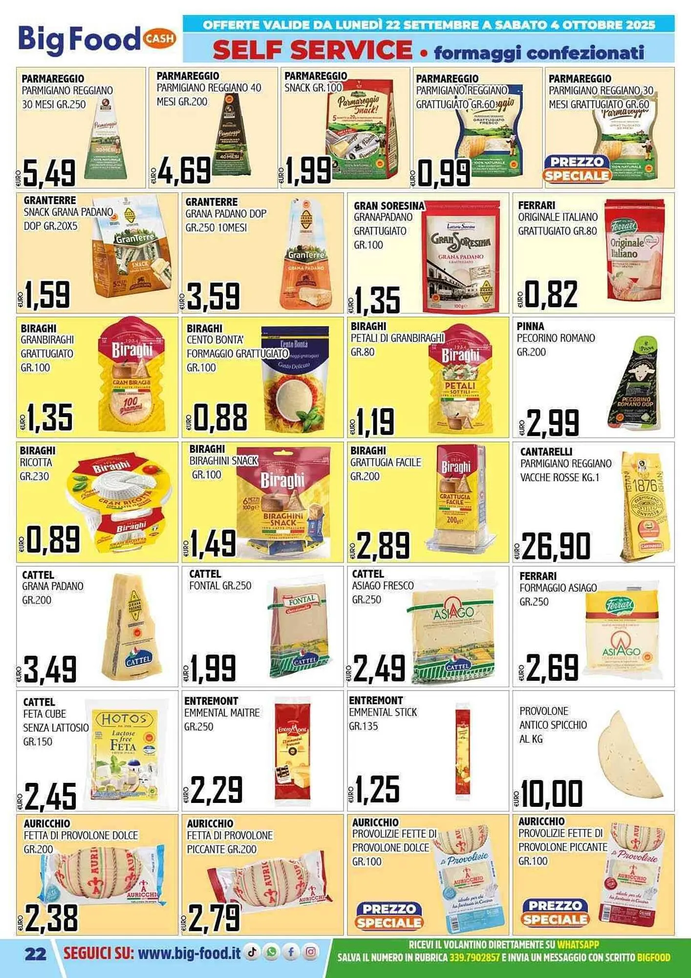 Volantino Big Food da 22 settembre a 4 ottobre di 2025 - Pagina del volantino 22
