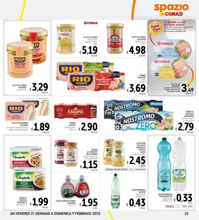 Sottocosto da 31 gennaio a 9 febbraio di 2025 - Pagina del volantino 23