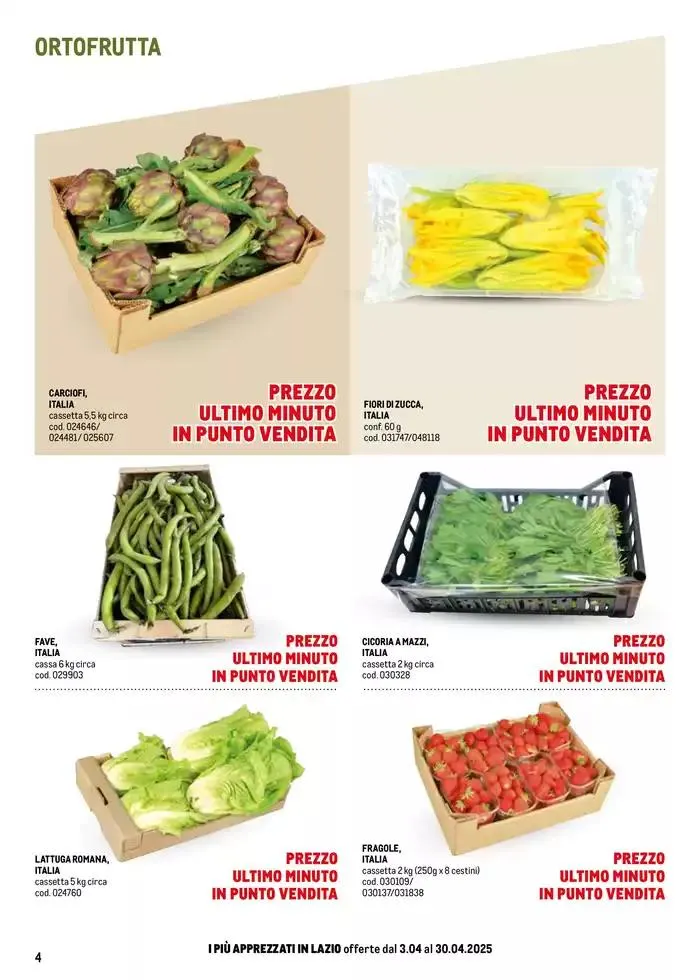 Sapori d'Italia -Lazio da 3 aprile a 30 aprile di 2025 - Pagina del volantino 4