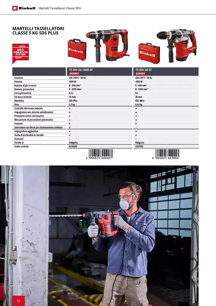 Elettroutensili 2025 da 11 febbraio a 31 dicembre di 2025 - Pagina del volantino 94