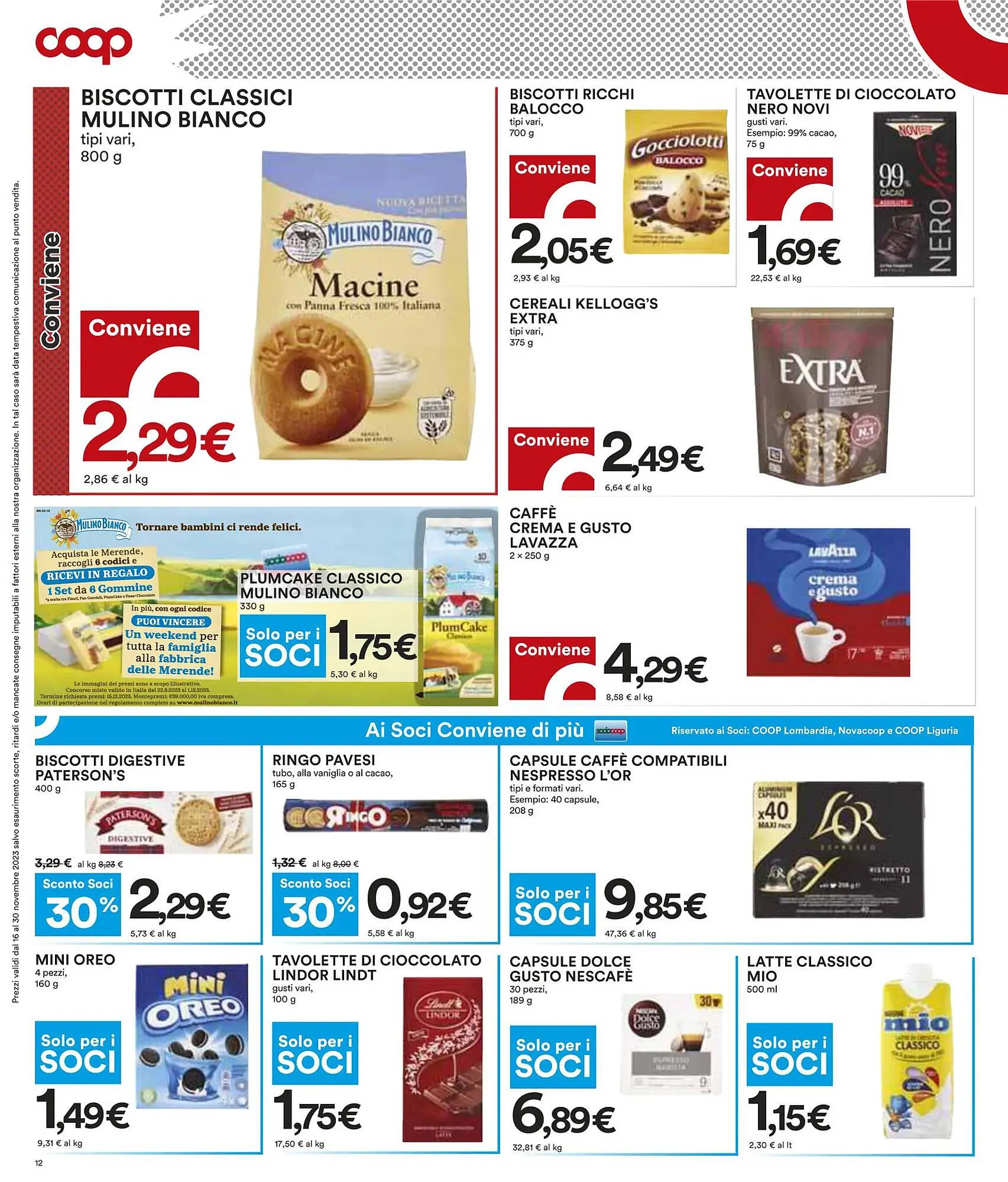 Volantino Coop da 16 novembre a 30 novembre di 2023 - Pagina del volantino 12
