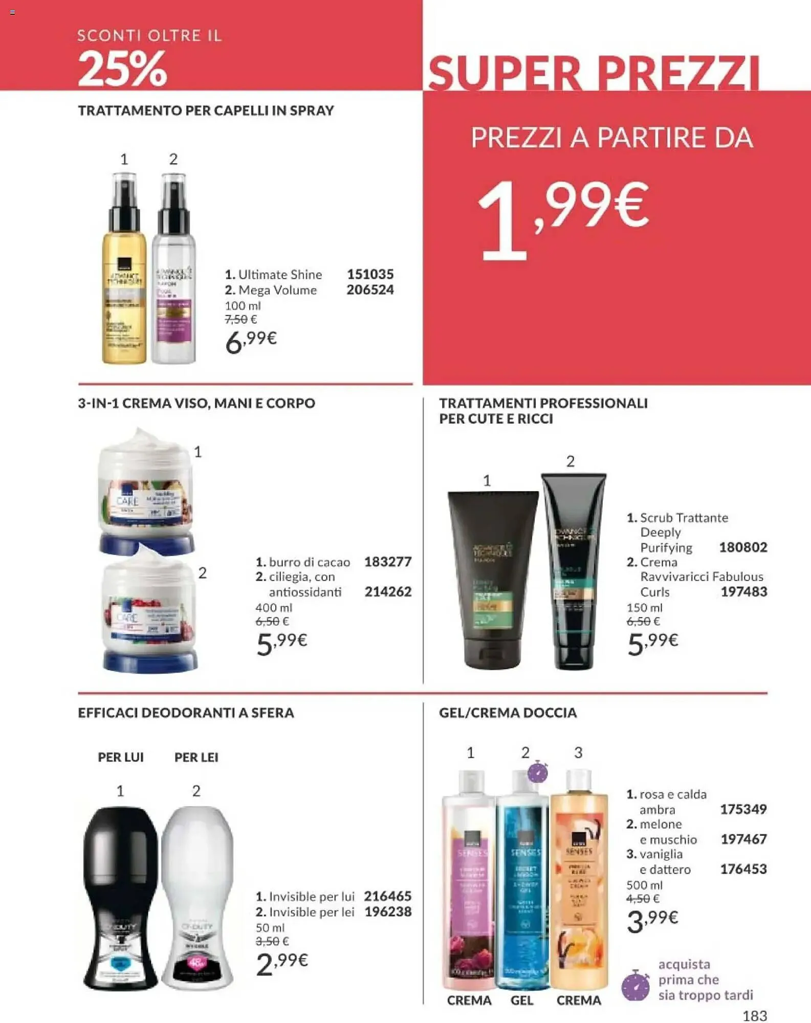 Catalogo Avon da 1 maggio a 31 maggio di 2026 - Pagina del volantino 183