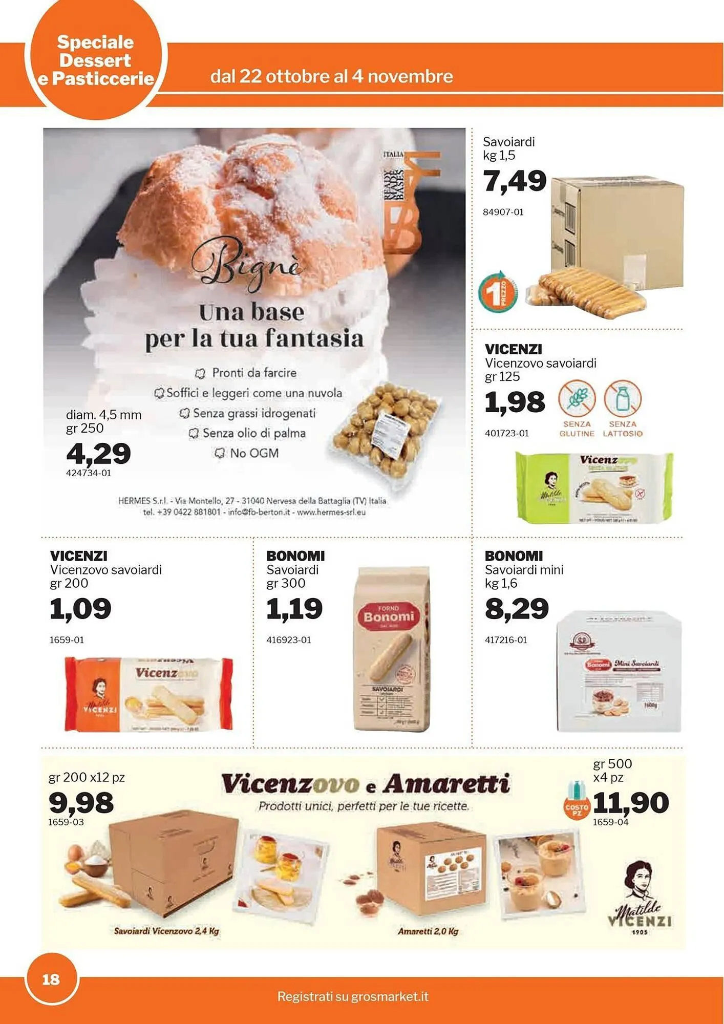 Volantino GrosMarket da 23 ottobre a 4 novembre di 2025 - Pagina del volantino 18