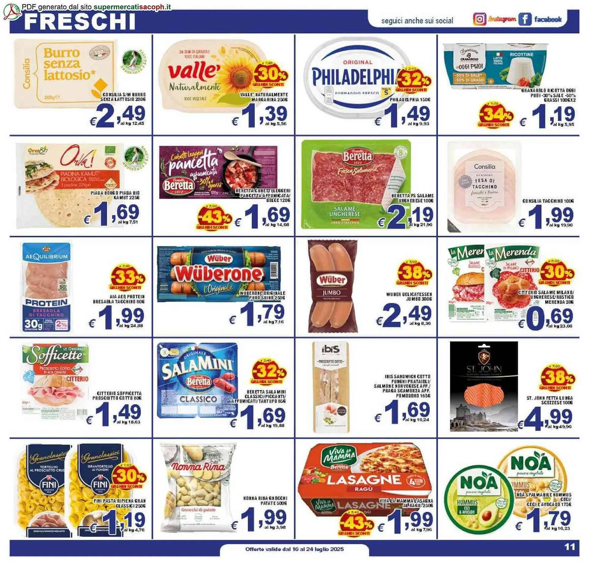 Volantino Sacoph da 16 luglio a 24 luglio di 2025 - Pagina del volantino 11