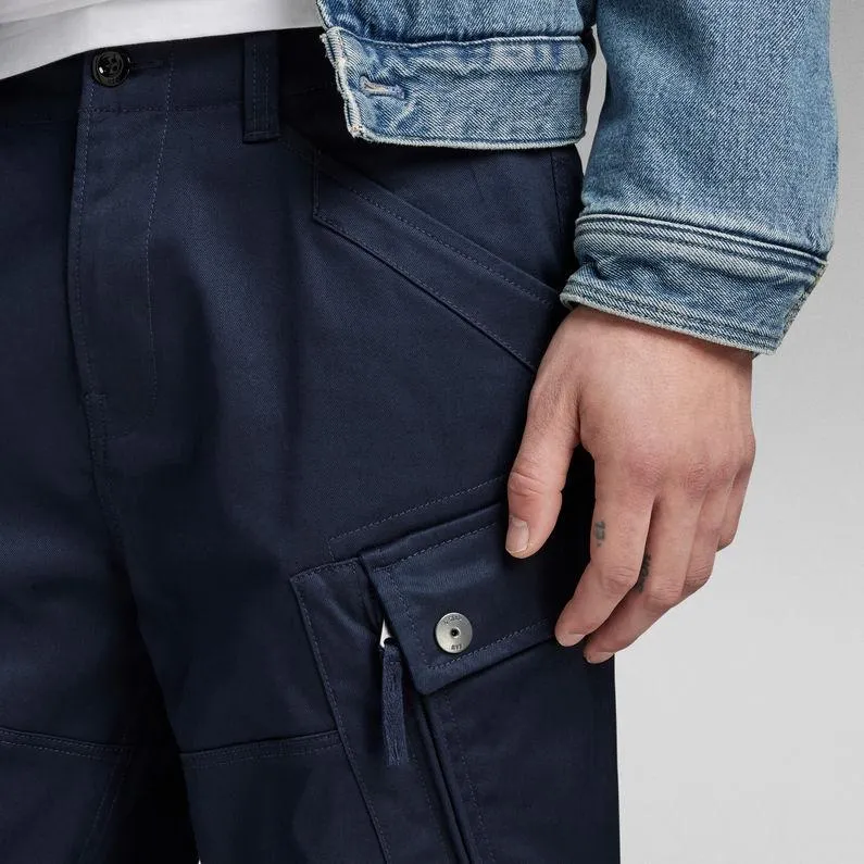 Zip Cargo Pants Regular Tapered