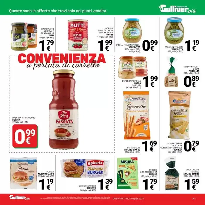 Convenienza a portata di carrello da 13 maggio a 22 maggio di 2025 - Pagina del volantino 21