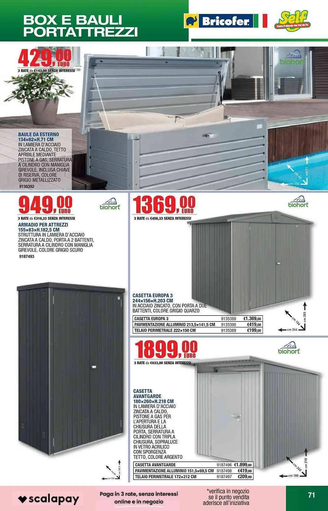 Volantino Self da 9 giugno a 31 agosto di 2025 - Pagina del volantino 71