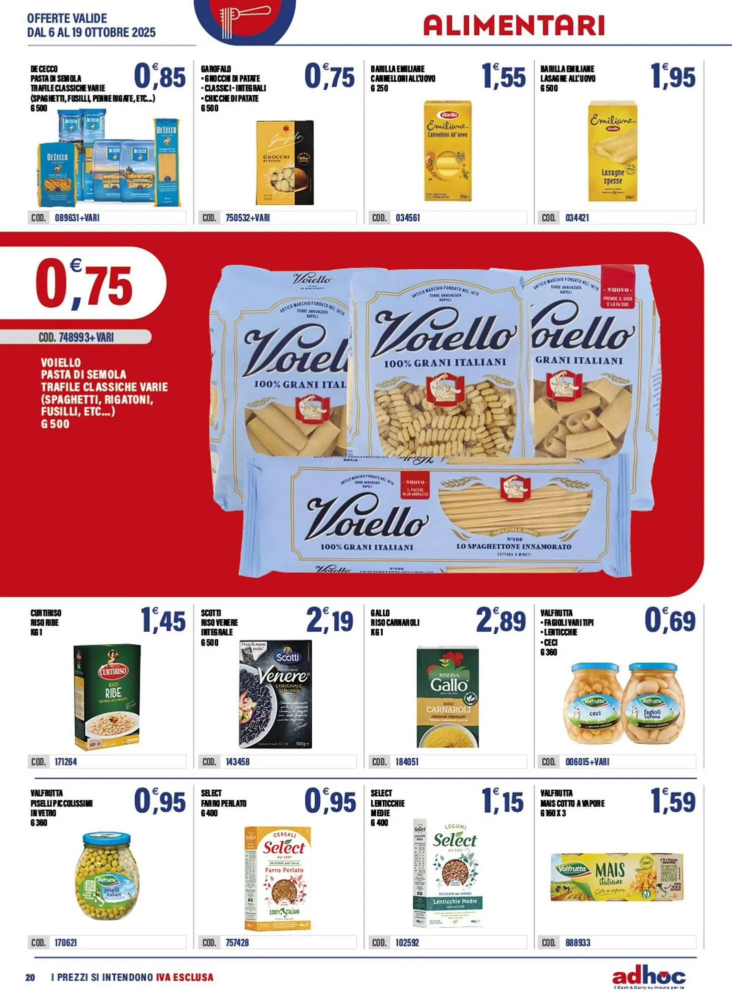 Volantino Adhoc da 6 ottobre a 19 ottobre di 2025 - Pagina del volantino 20