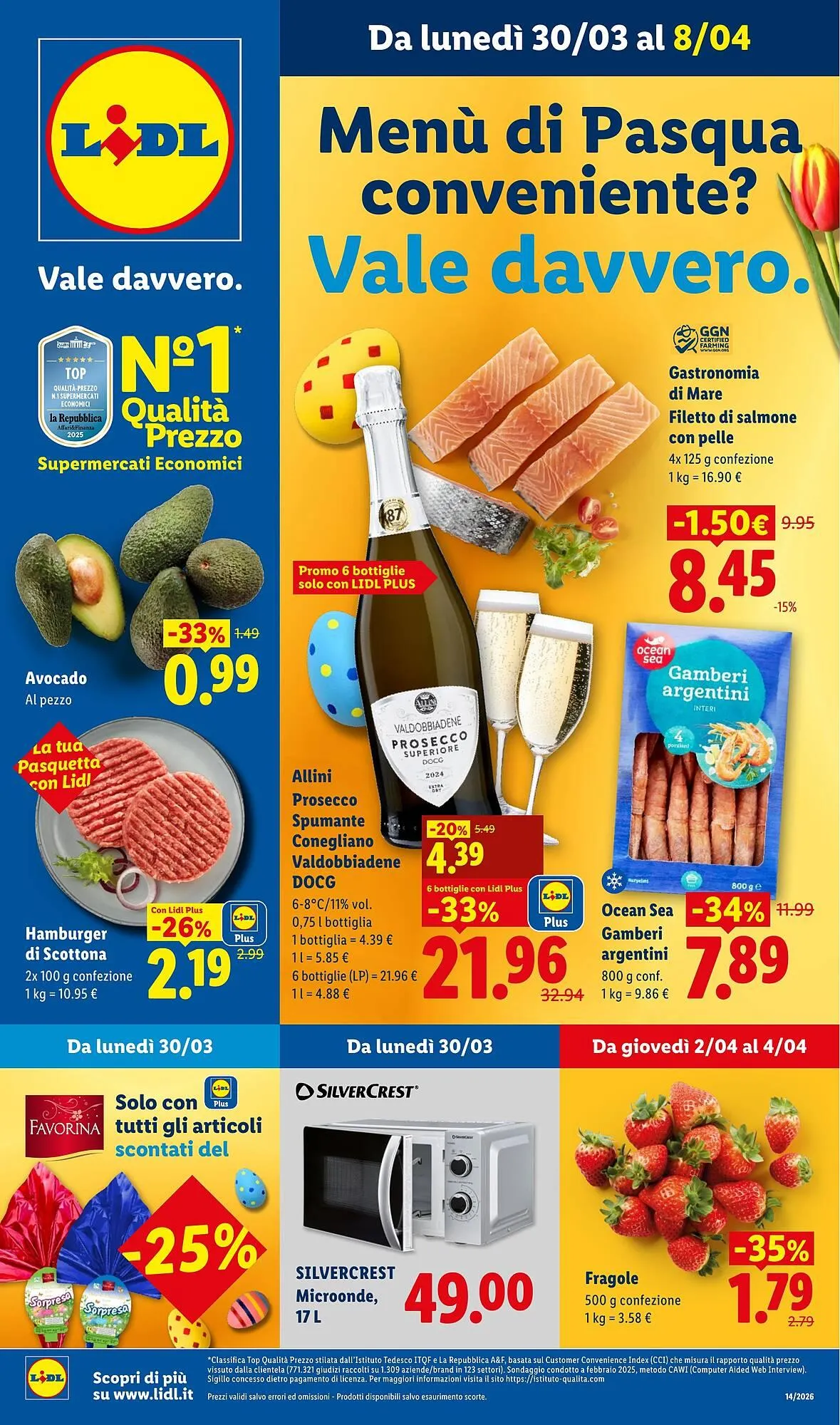 Volantino Lidl da 30 marzo a 8 aprile di 2026 - Pagina del volantino 1