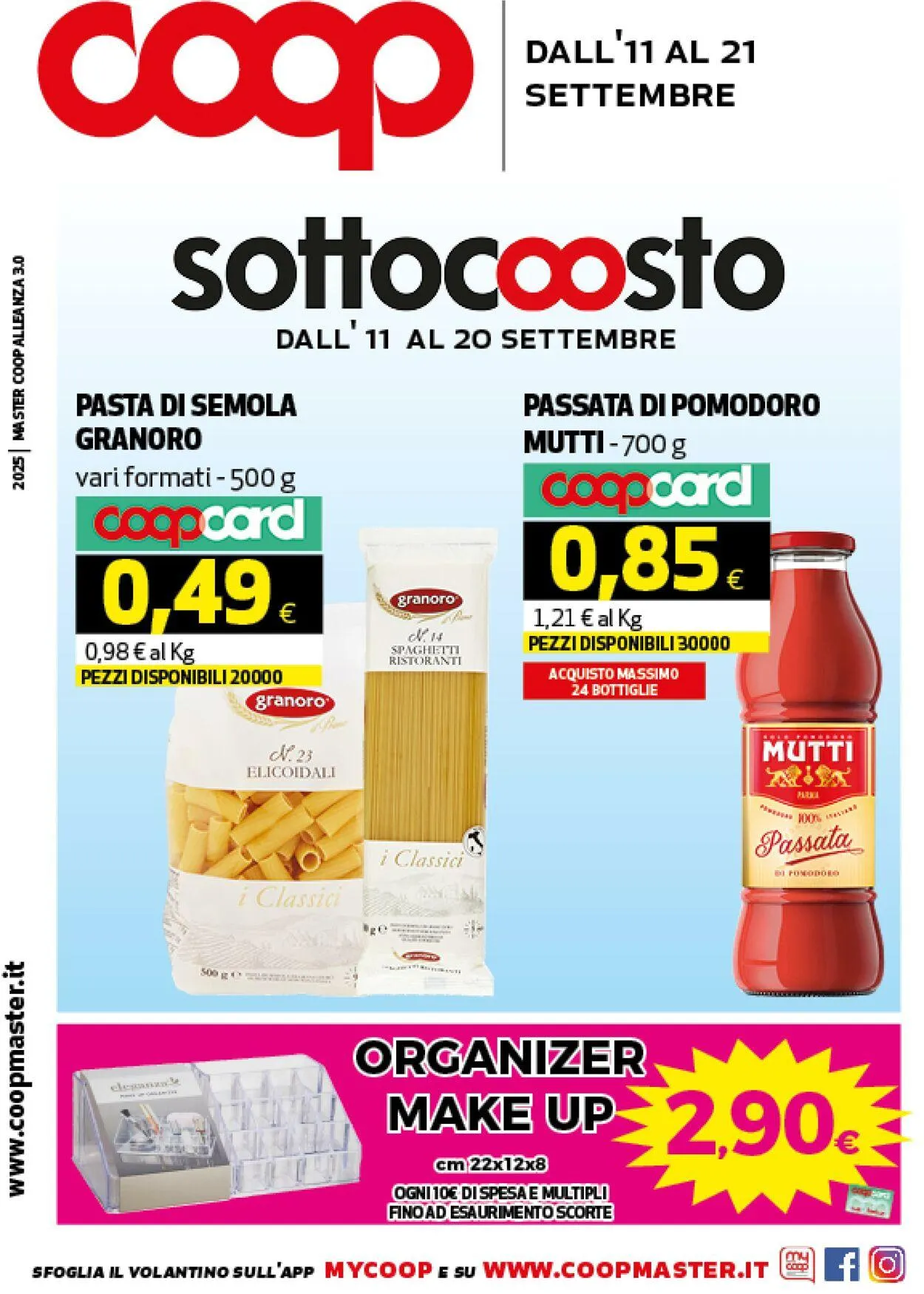 Coop Volantino attuale da 11 settembre a 21 settembre di 2025 - Pagina del volantino 1