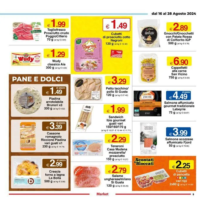 Fresca convenienza da 16 agosto a 28 agosto di 2024 - Pagina del volantino 9