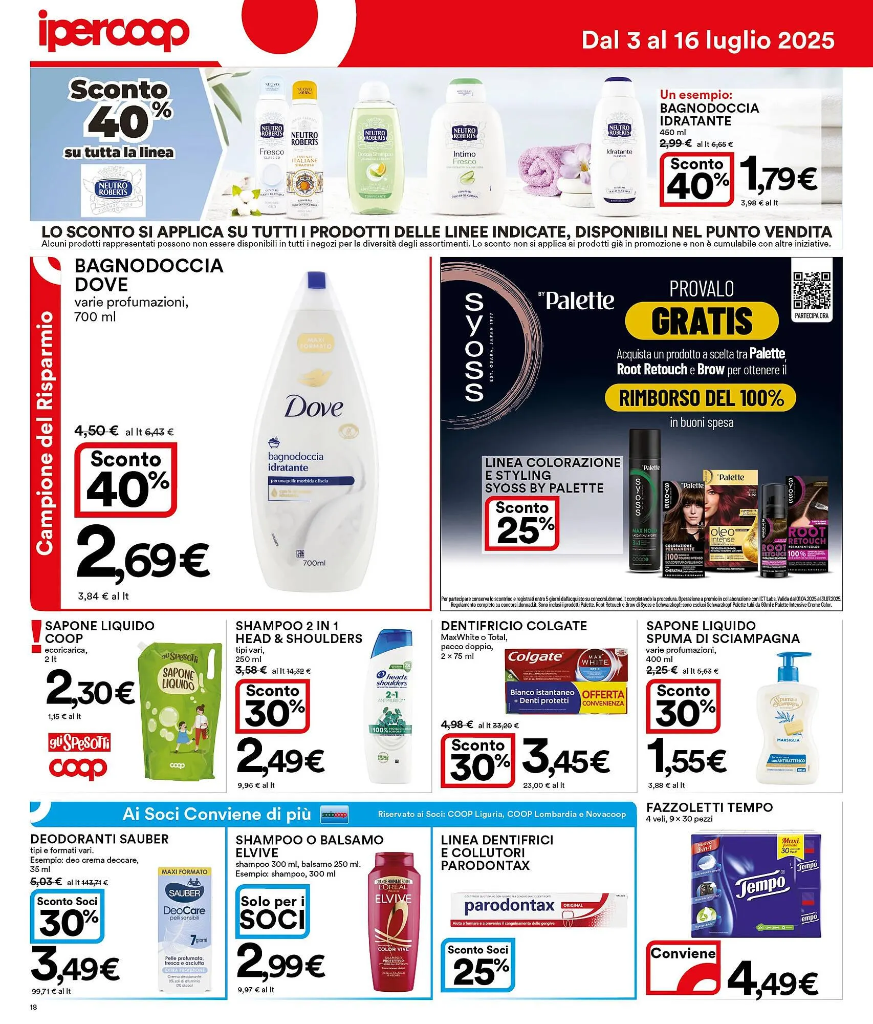 Volantino Ipercoop da 3 luglio a 16 luglio di 2025 - Pagina del volantino 18
