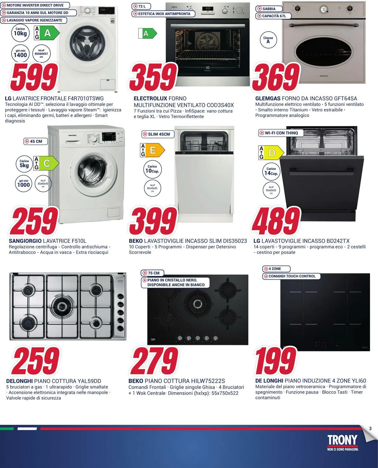 Trony - Napoli Volantino attuale da 19 gennaio a 31 gennaio di 2024 - Pagina del volantino 3