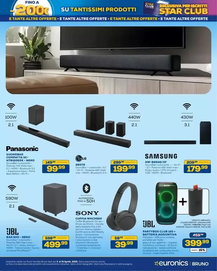 Star Bonus continua -200 euro da 3 aprile a 16 aprile di 2025 - Pagina del volantino 25