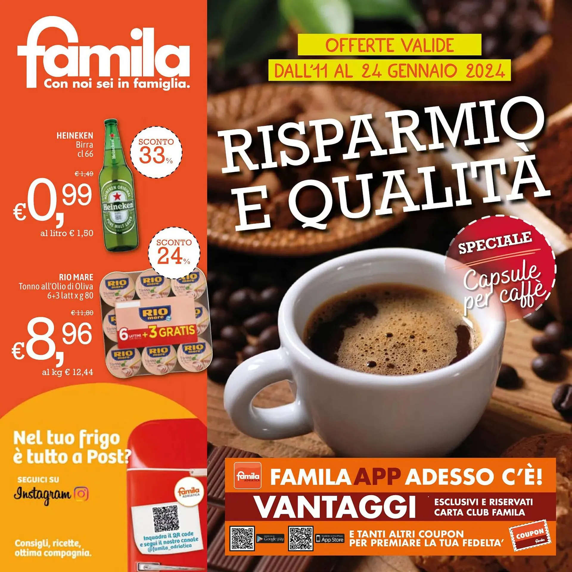 Volantino Famila da 11 gennaio a 24 gennaio di 2024 - Pagina del volantino 1