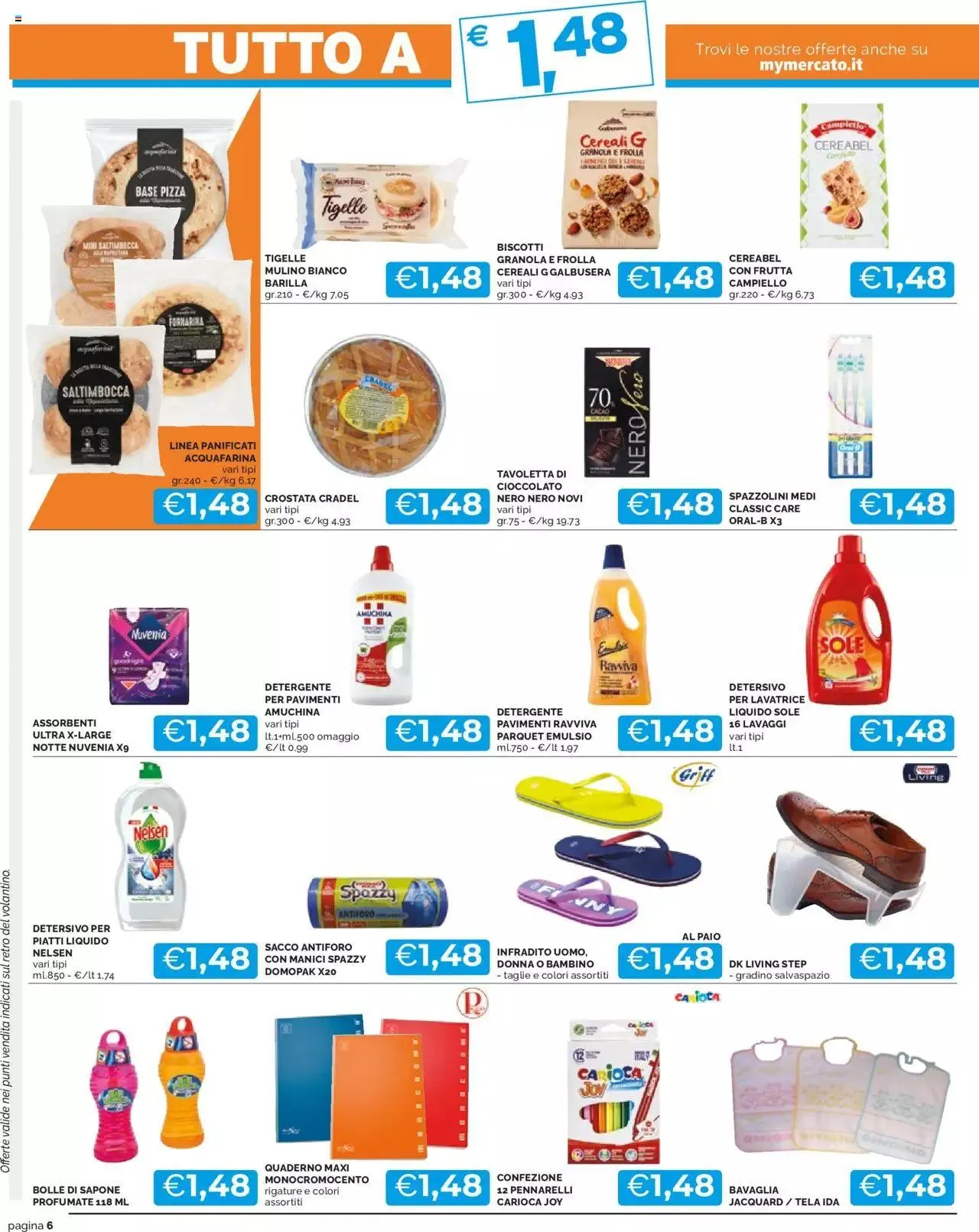 Volantino Mercatò da 20 giugno a 3 luglio di 2024 - Pagina del volantino 6