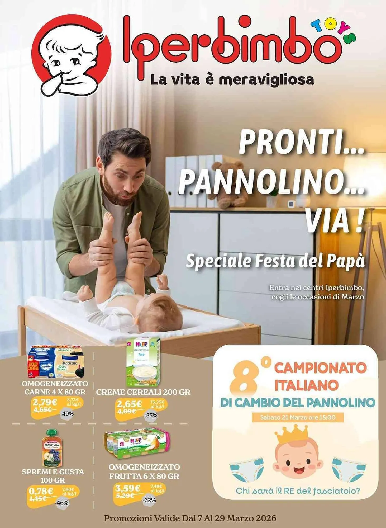 Volantino Iperbimbo da 9 marzo a 29 marzo di 2026 - Pagina del volantino 1