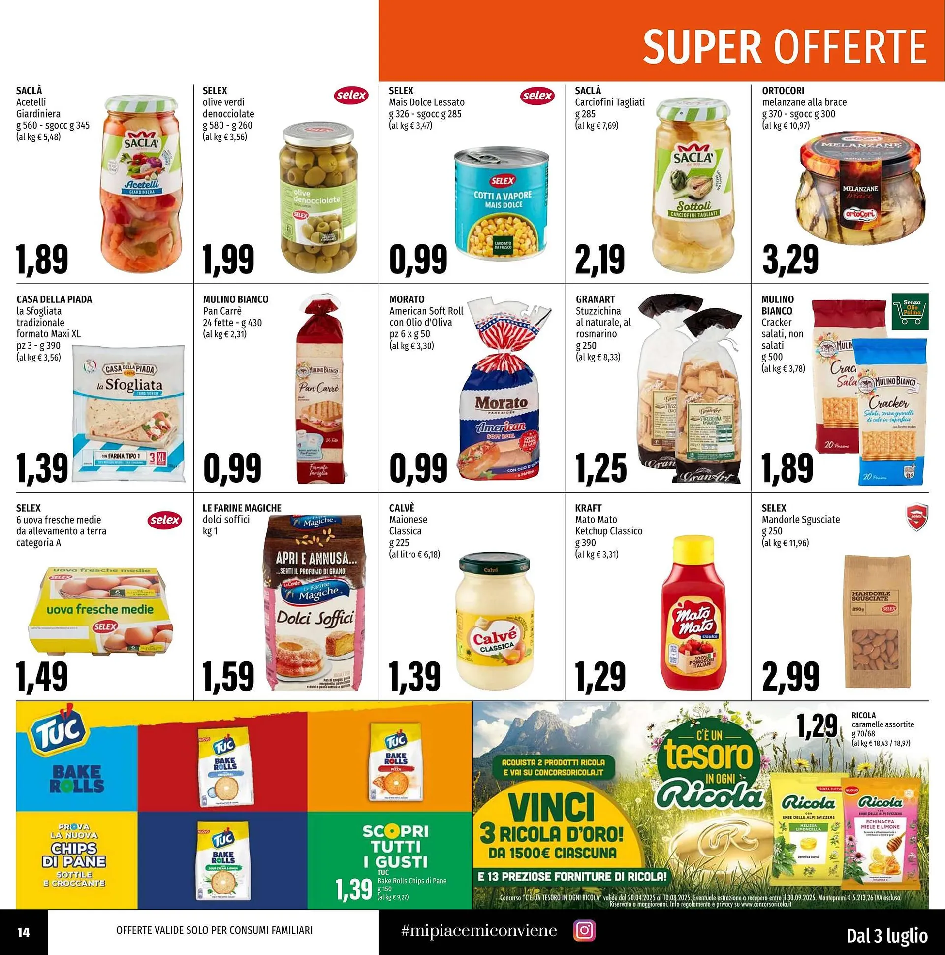 Volantino Emi Supermercati da 3 luglio a 16 luglio di 2025 - Pagina del volantino 14