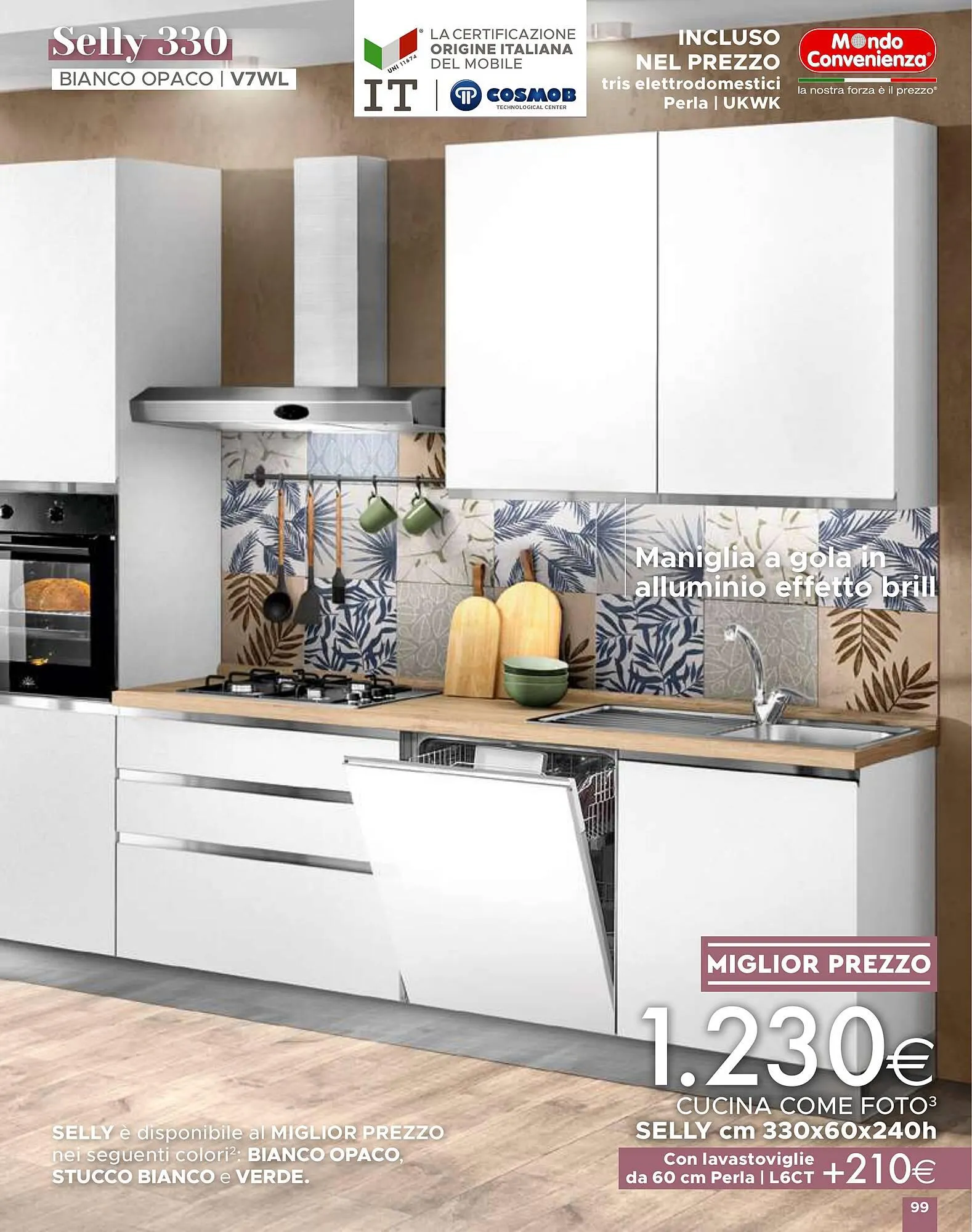 Volantino Mondo Convenienza da 1 aprile a 1 settembre di 2024 - Pagina del volantino 99