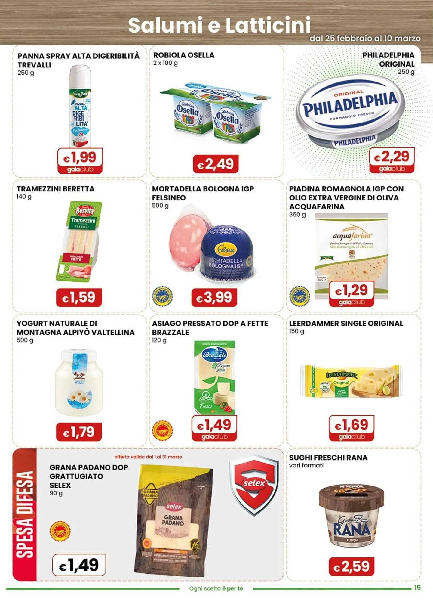 Volantino Gala Supermercati da 25 febbraio a 10 marzo di 2026 - Pagina del volantino 15