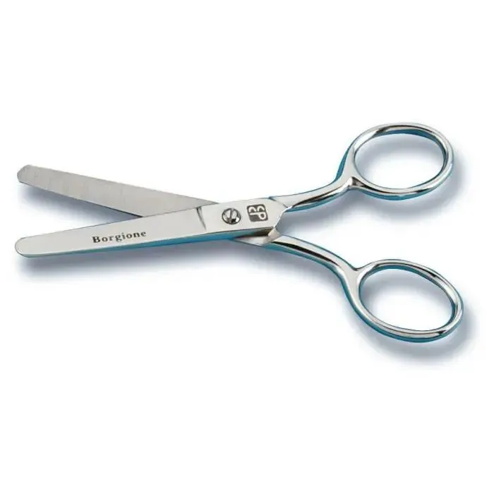 Forbici a punta tonda borgione cm 12 - 1 pezzo