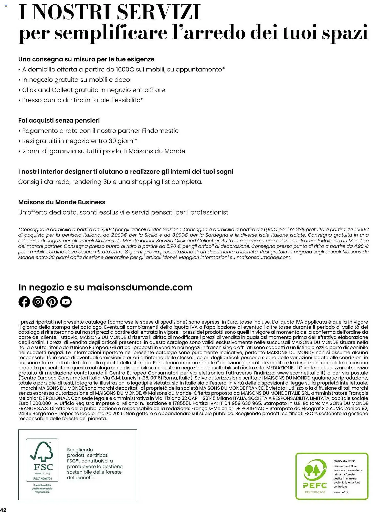 Volantino Maisons du Monde da 12 marzo a 30 settembre di 2026 - Pagina del volantino 42