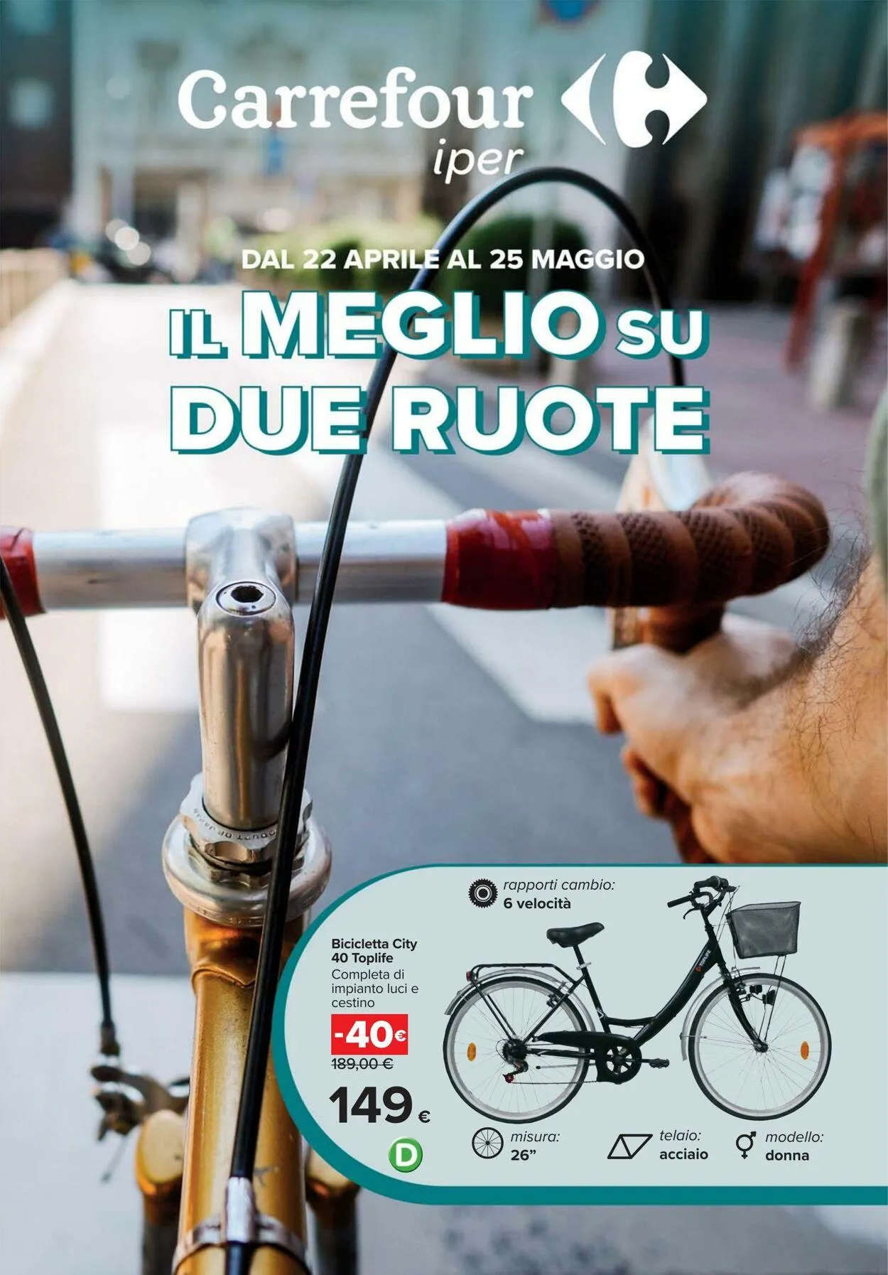 Carrefour Volantino attuale da 22 aprile a 25 maggio di 2025 - Pagina del volantino 1