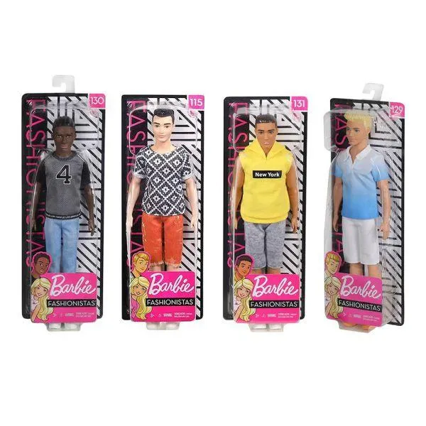 Ken Fashionistas Barbie 35cm - Mattel