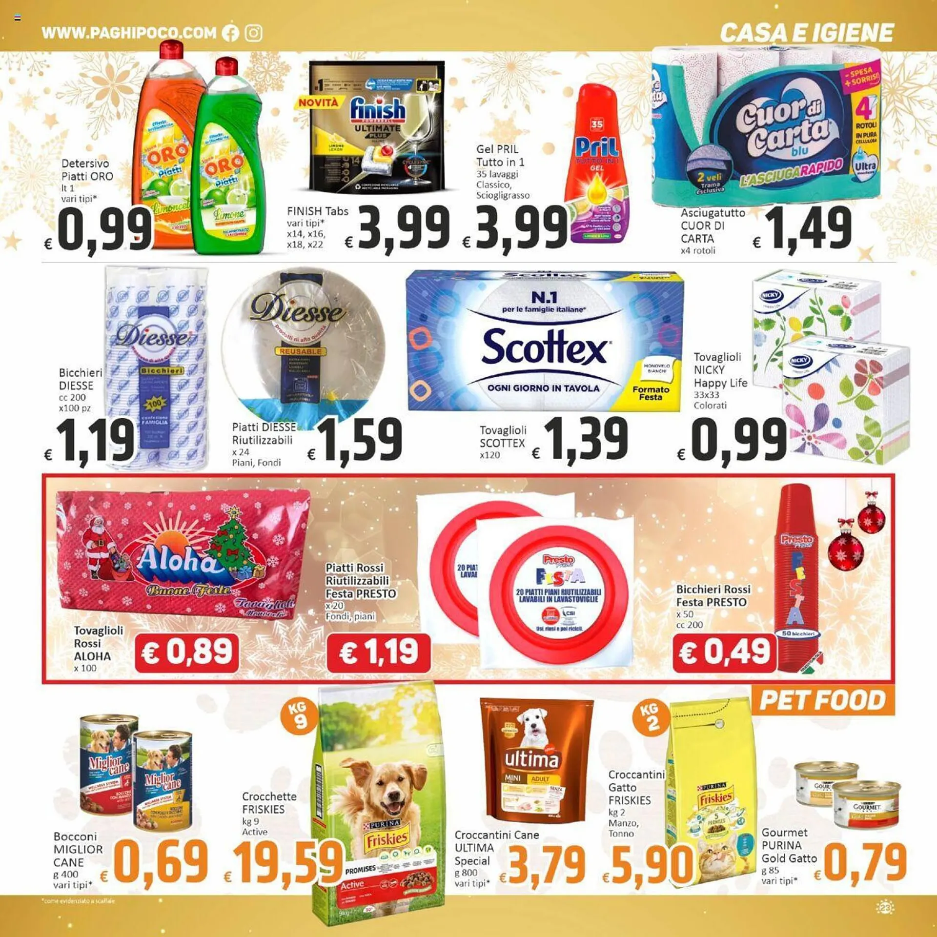 Volantino Paghi Poco da 19 dicembre a 31 dicembre di 2023 - Pagina del volantino 23