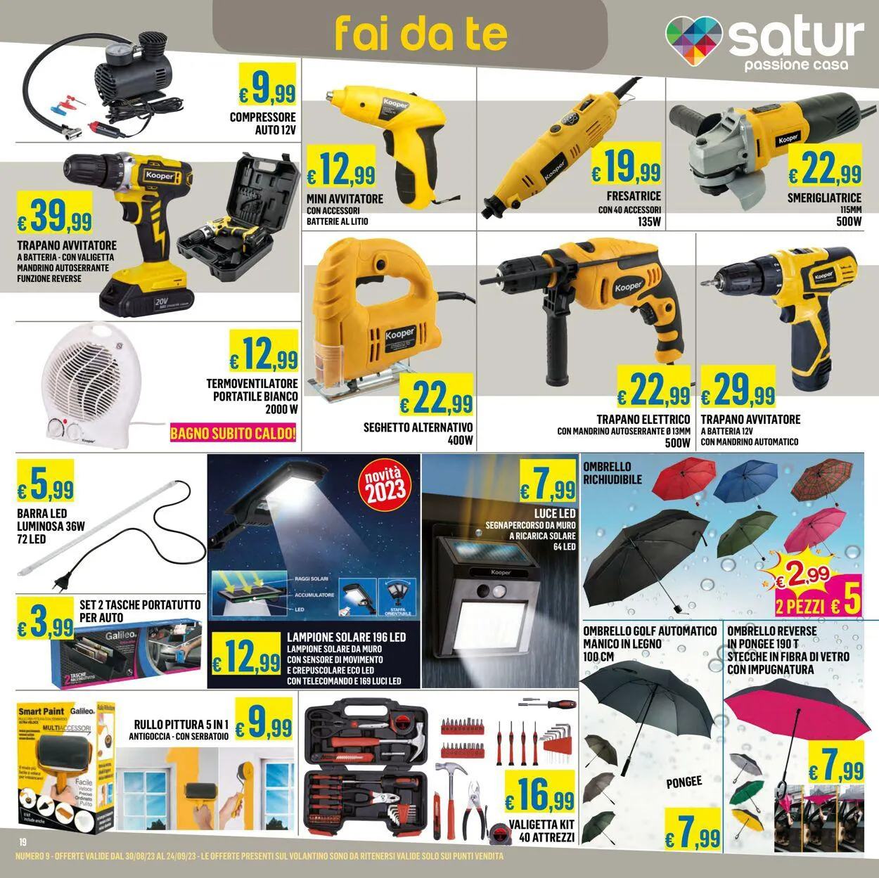 Satur da 30 agosto a 24 settembre di 2023 - Pagina del volantino 19
